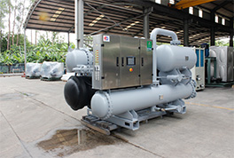 “宏星”牌特色不銹鋼滿液式螺桿冷水機，滿血防腐buff